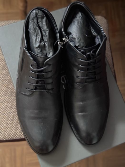 Ботінки шкіряні чоловічі зимові 39 розмір