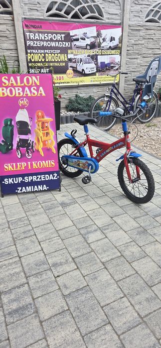 Rowerek 16cali,  psi patrol,  SALON BOBASA Suchedniów ul.Langiewicza 3