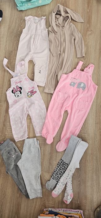 Paka ubrań dziewczynka 74/80