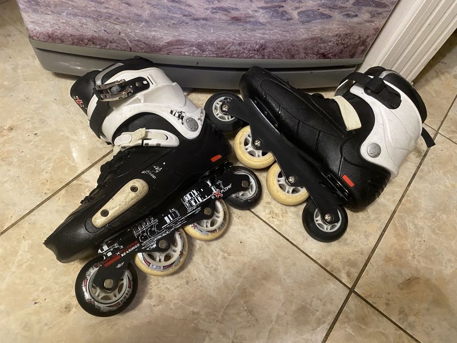 Роликовые коньки 43 размер 27.5 см стопа