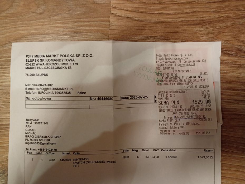 Nintendo switch oled