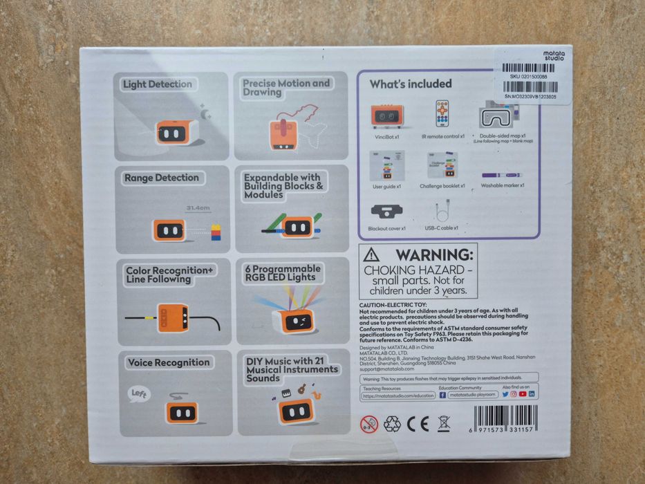 Vincibot Matatalab - Robot - New - Sealed in Box64730220712578121