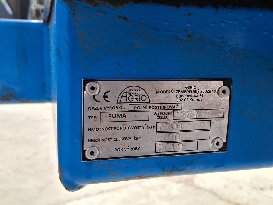 Opryskiwacz Agrio Puma