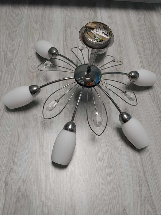 Lampa żyrandol Alfa Megan  Sześciopunktowy