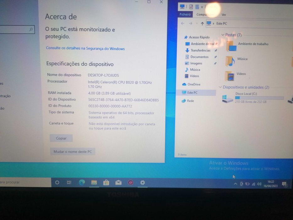 toshiba satellite c855 (Preço Final)