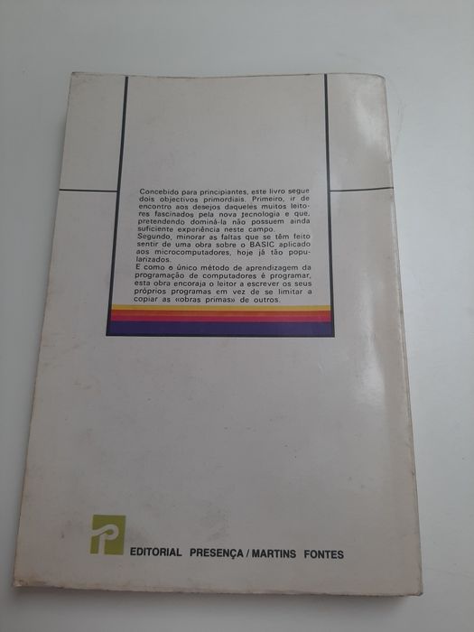 Livro basic para microcomputadores A.P. stephenson