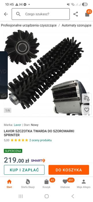 LAVOR szczotka twarda do szorowarki sprinter