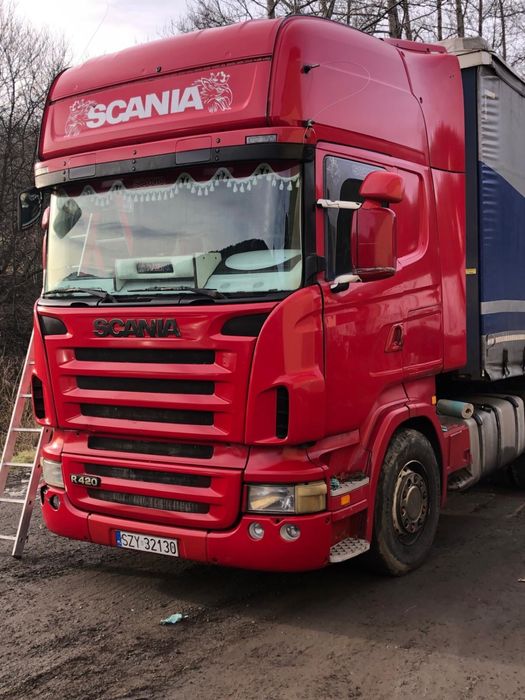 Scania r420 czerwona