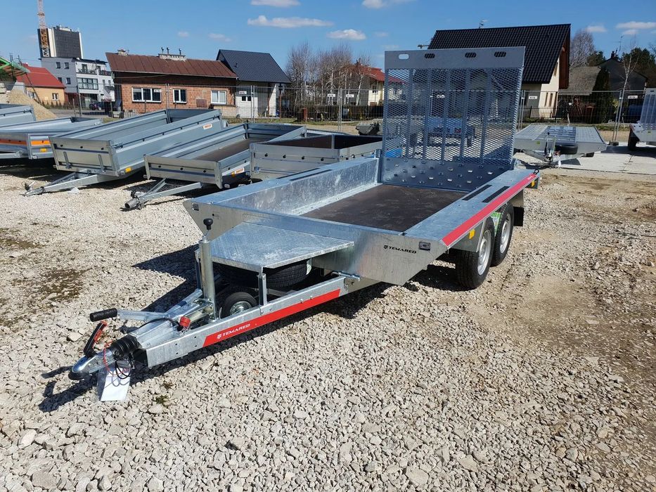 TEMARED BUILDER 3 2615/2 2,7T  260x150 Przyczepa do przewozu maszyn budowlanych TRAP 2700dmc DOSTAWA