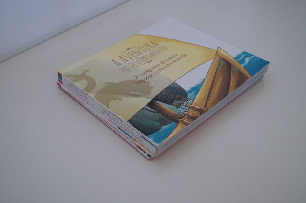 Coleção de 6 livros A Aventura dos descobrimentos