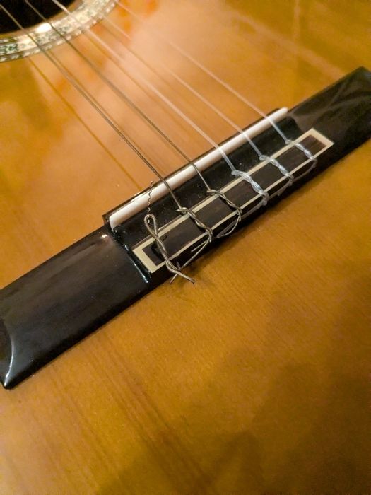 Gitara instrument farra brązowa drewniana