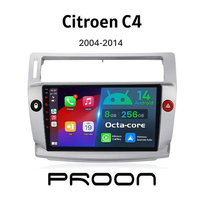 Rádio Citroen C4 Ano 2004 até 2014