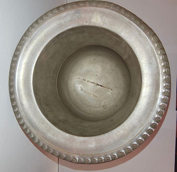 Stary platerowy pojemnik na szampana