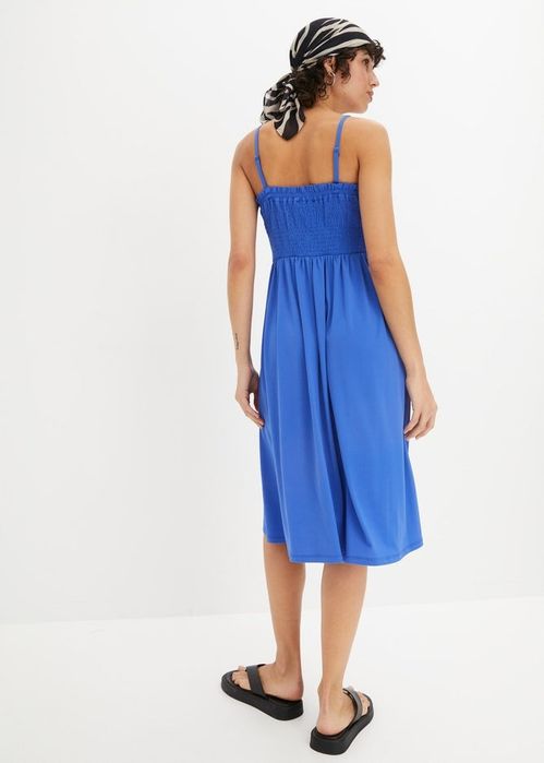 B.P.C sukienka midi niebieska letnia r.52/54