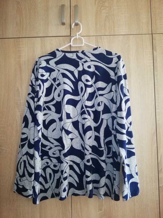 Sweter damski szaro-granatowy r. XXXL Erbossi