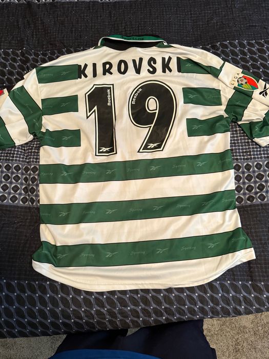 Kirosvki camisola usada de jogo do sporting portugal antiga