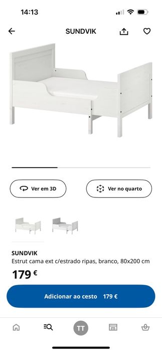 Cama ikea criança