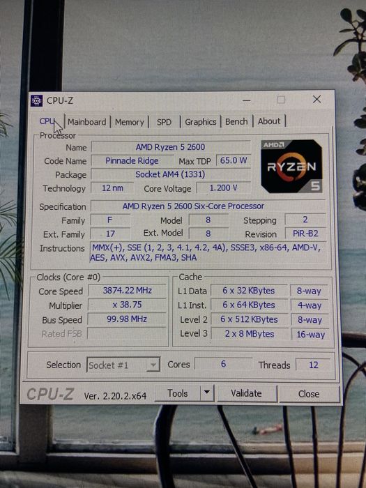 Ігровий ПК Ryzen 5 2600 / GTX 1050 Ti 4GB / 16GB RAM / B450