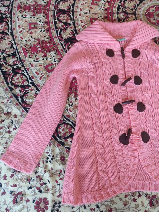Casaco de malha para menina 4-5 anos - Novo!