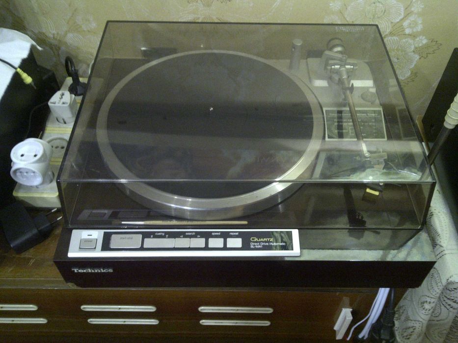 проигрыватель винила Quartz Automatic Technics Sl-ma1 & Pioneer pl-l800 tangets tonarm,  ламповый фонорректор AIYIMA T3 black