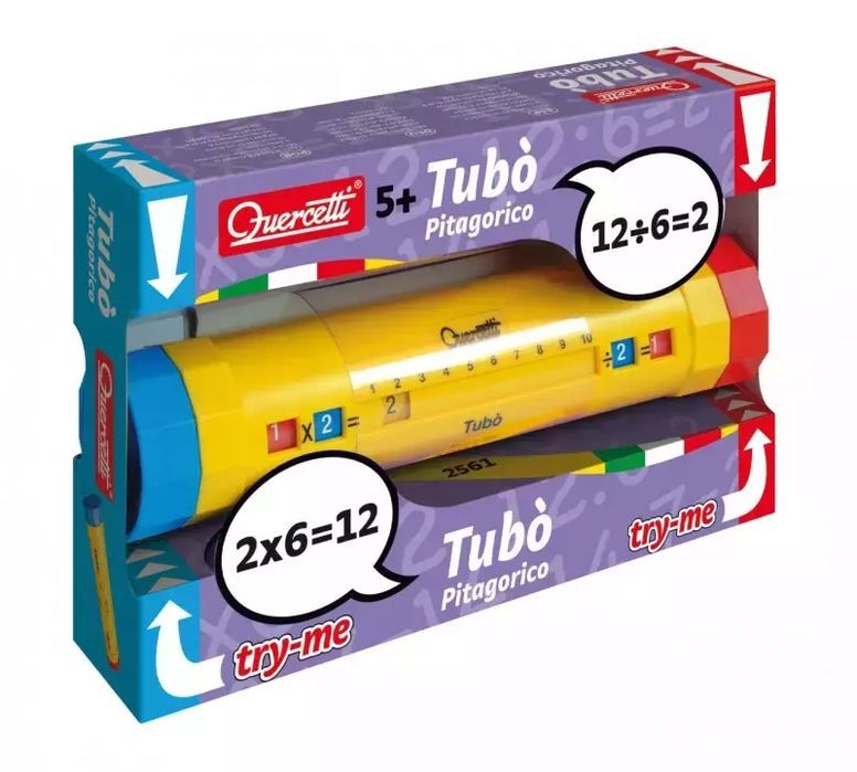 Tuba do nauki tabliczki mnożenia. Quercetti. Nowy Produkt