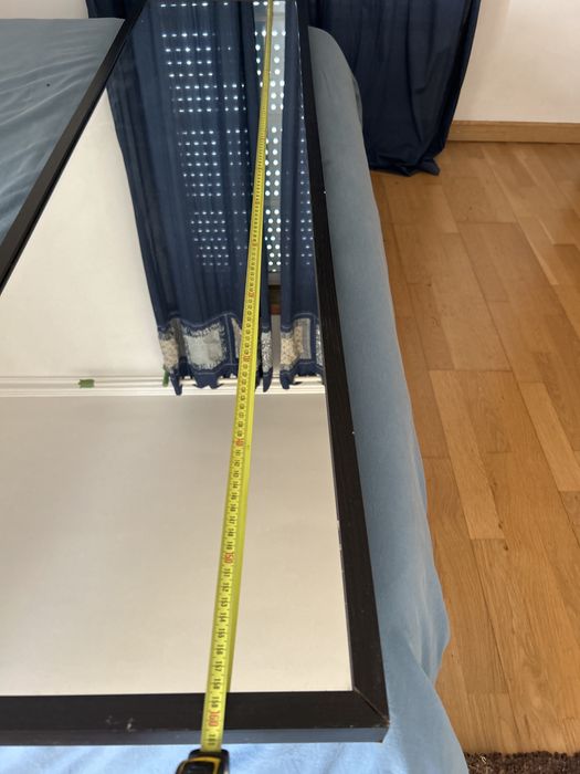 Vendo espelho, moldura preto