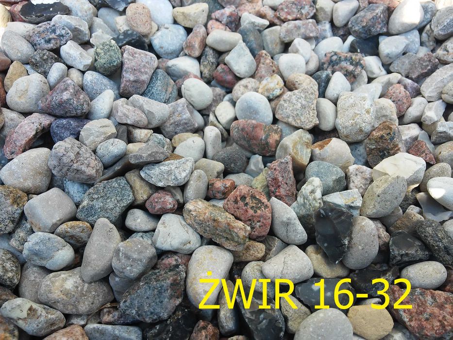 Żwir 8-16, Żwir 16-32, Otoczak, Drenażowy, Big Bag