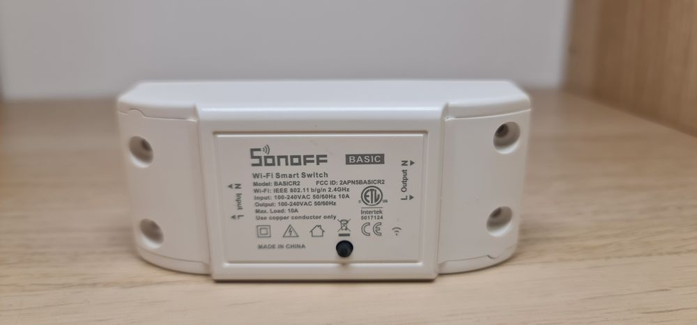 Sonoff Basic do oświetlenia świątecznego zmierzchówka czasówka apka