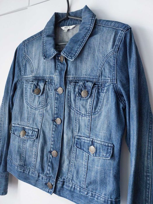 M&Co kurtka jeans marynarka żakiet r.10/38
