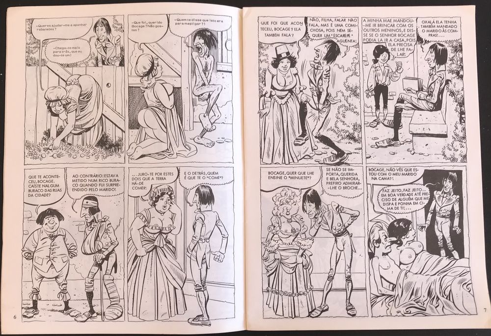 BD Erótica Vintage - Anedotas do Bocage (1979)