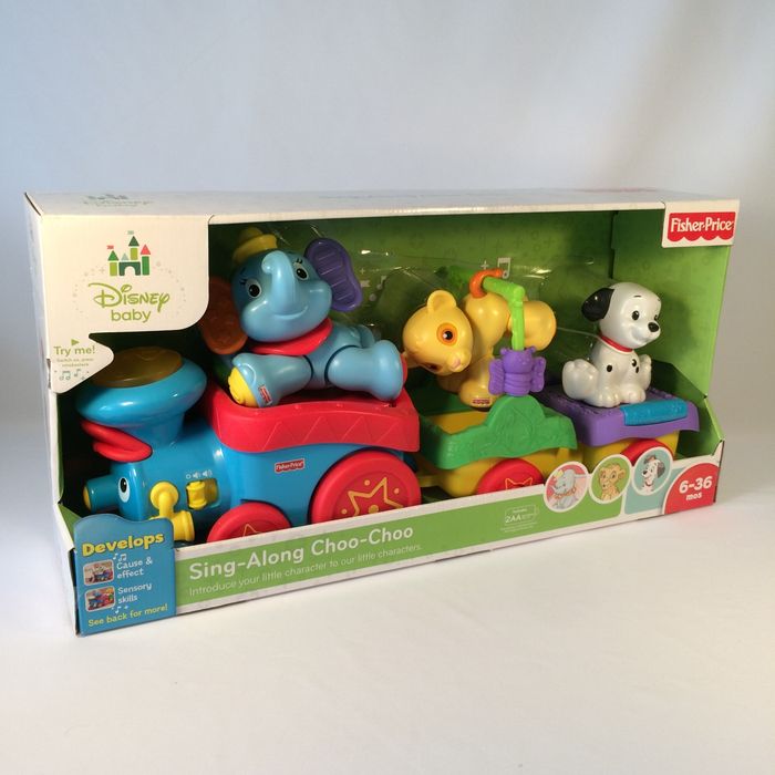 Fisher Price bardzo duży edukacyjny pociąg X5144