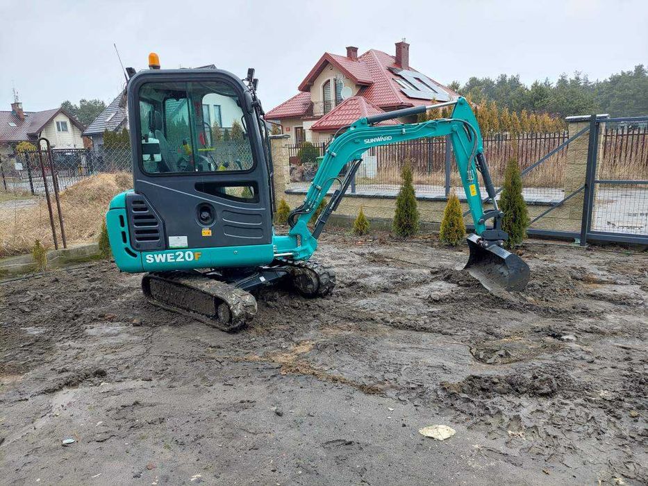 Usługi Minikoparka, Koparko-Ładowarka, Roboty ziemne