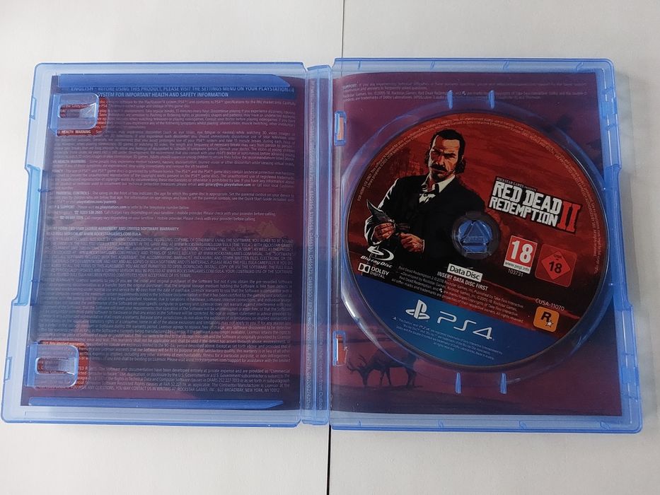PS4 PS5 gra Red Dead Redemption II 18+ wersja anglojęzyczna