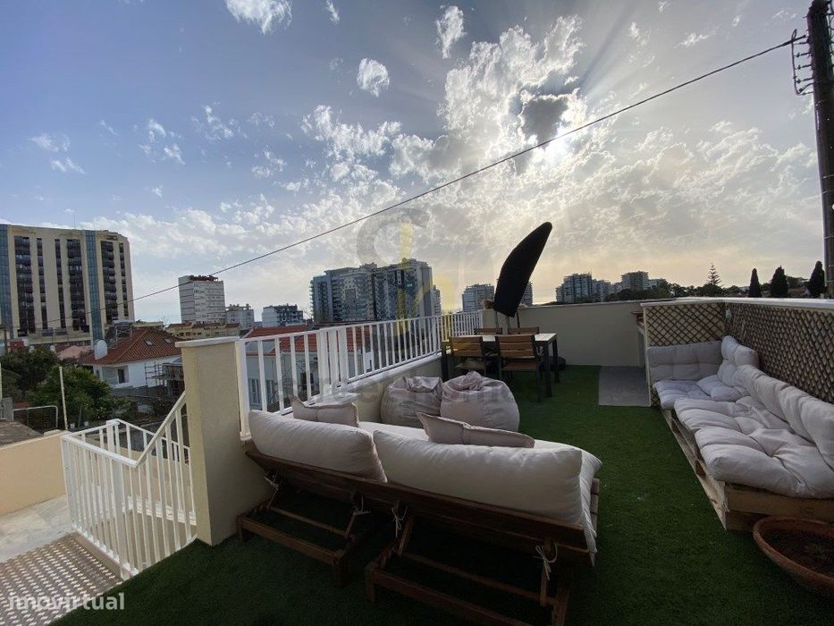 Moradia T3 Nova com vista rio e garagem no Caramão da Ajuda