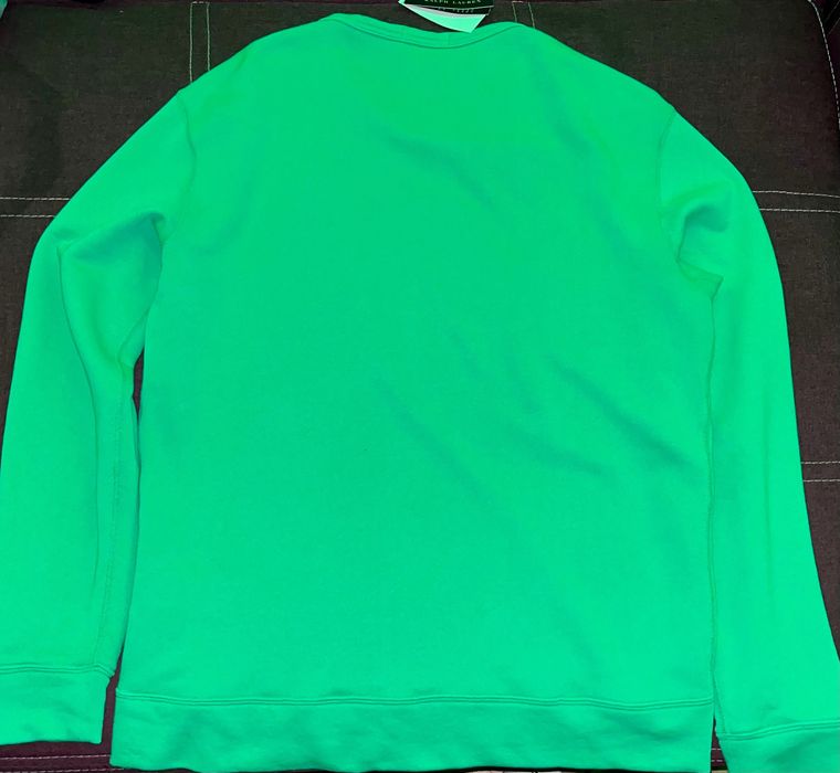 Кофта Polo Ralph Lauren оригинал, зеленый цвет