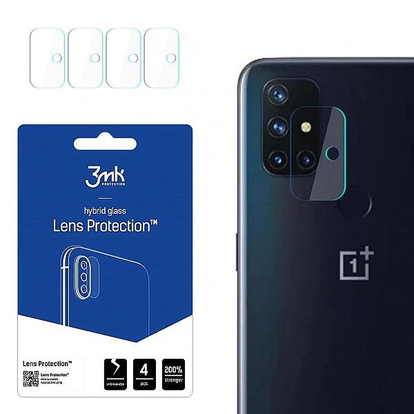 Szkło na aparat 3mk Lens Protection™ hybrydowe na OnePlus Nord N10/5g
