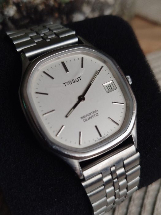 Tissot seaster, lata 80,Swiss made , vintage w stylu Seiko, Citizen, Casio
