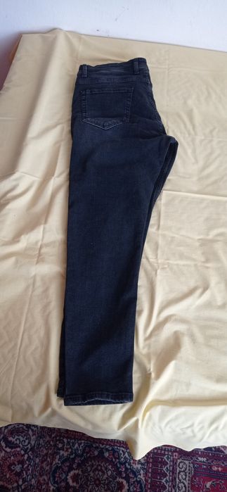 Spodnie rurki jeansy męskie l36