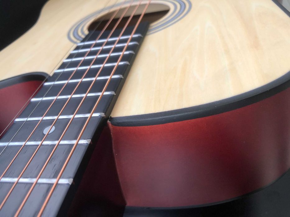 Violão Novo - 38 Polegadas, Capa, Correia, Paleta, capotraste, afinado