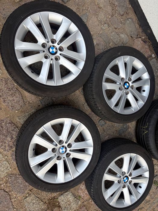 Oryginalne BMW BBs 17 cali 5x120 et47 z oponami 205/50r17