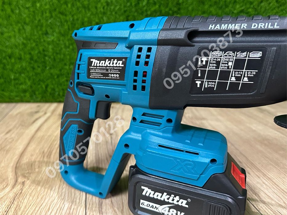 Аккумуляторный перфоратор Makita DHR202BL 48V 6Ah Три режима работы