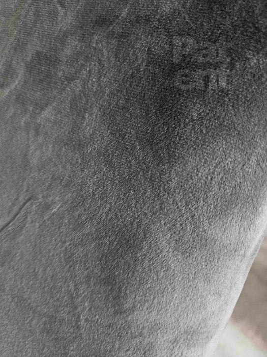 Pokrowce na krzesła miękkie welurowe komplet szare 4 sztuki