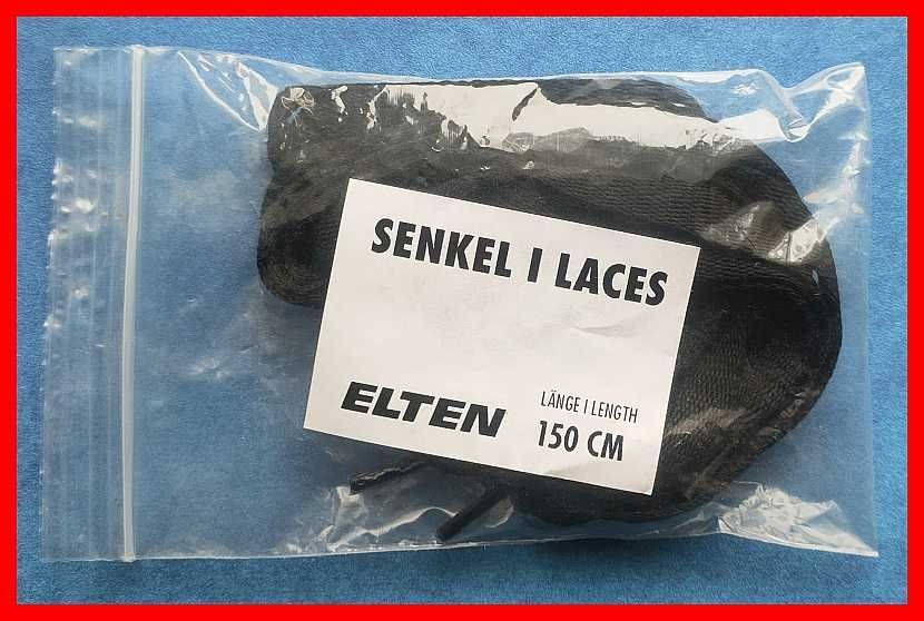 Sznurowadła, sznurówki - 150cm - czarne - Elten - 1 para