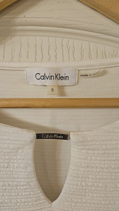 Bluzka Calvin Klein S ecru