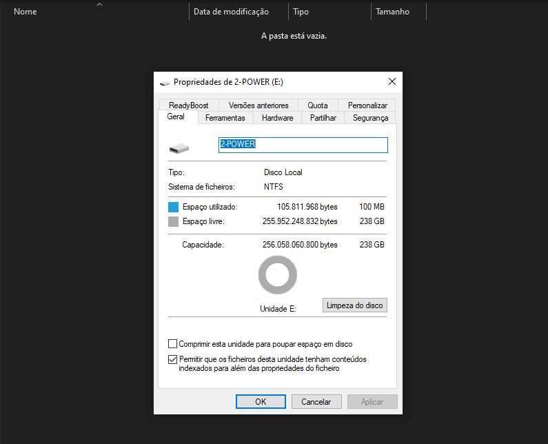 NOVO - 2-POWER Disco Externo 256GB - SSD - USB-C