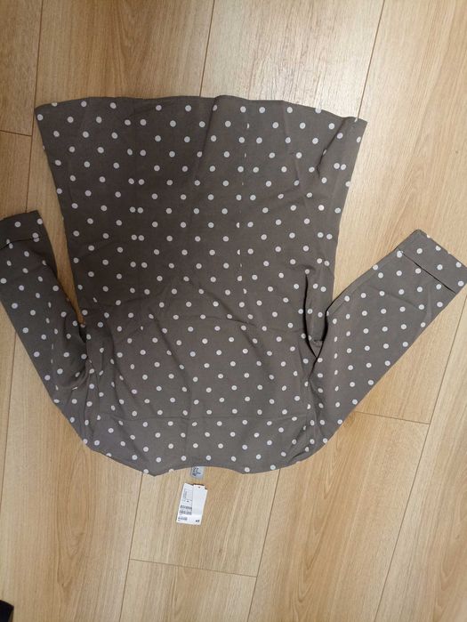 Bluzka beż w groszki r. 38