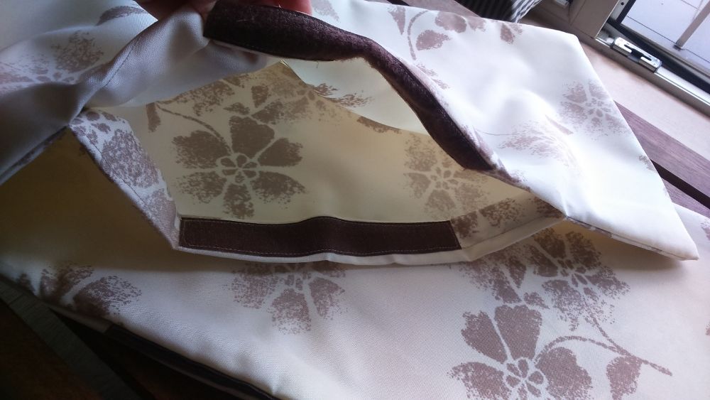 4 Poszewki na poduszki z ortalionu - na taras, do ogrodu