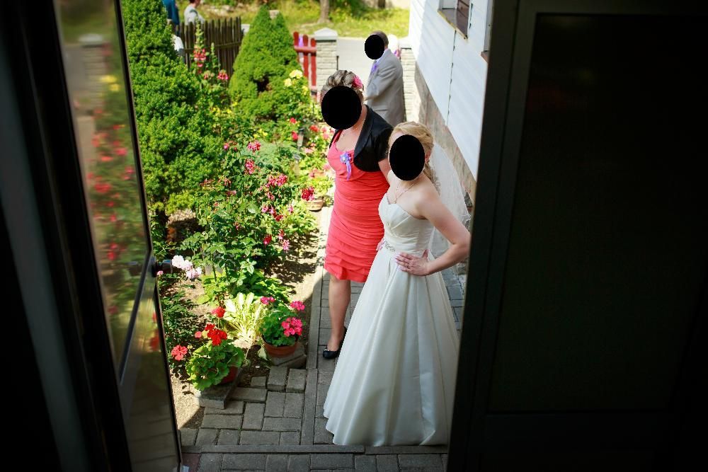 Suknia ślubna ecru 34/36