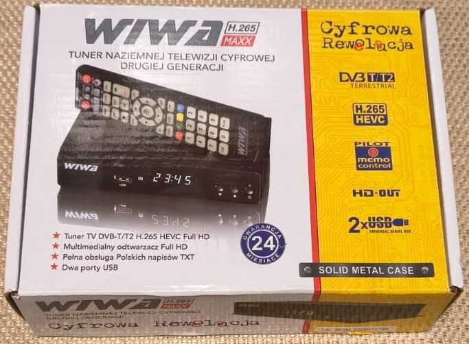 Tuner Dekoder Telewizji  DVBT2 HEVC jak nowy