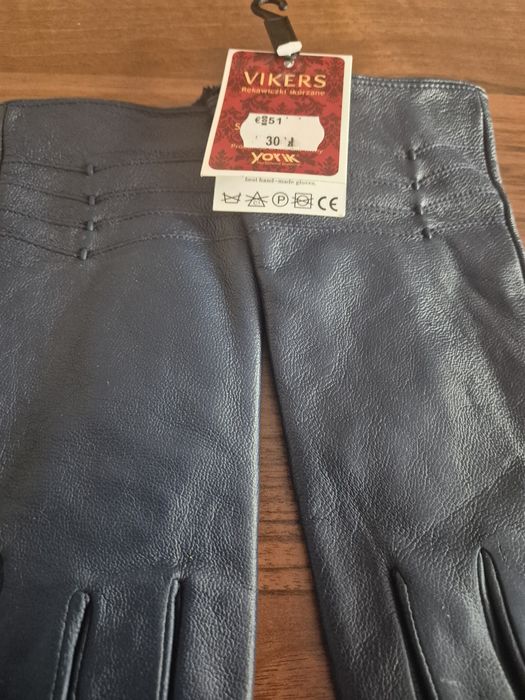 Rękawiczki skórzane  rozm.8